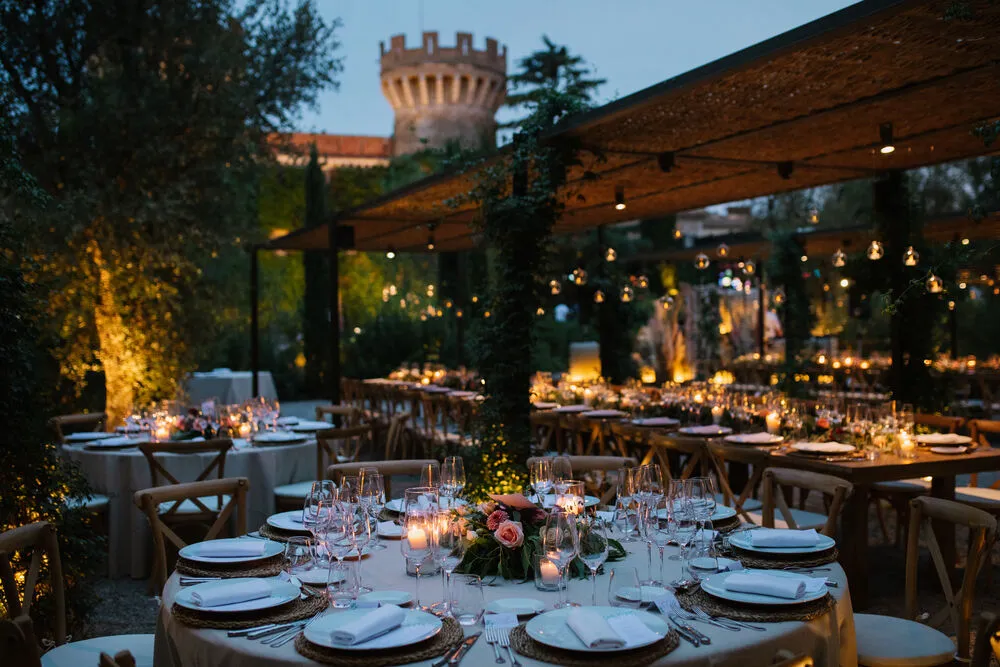 Castell de Peralada: cerimònia, banquet i festa a l'Empordà