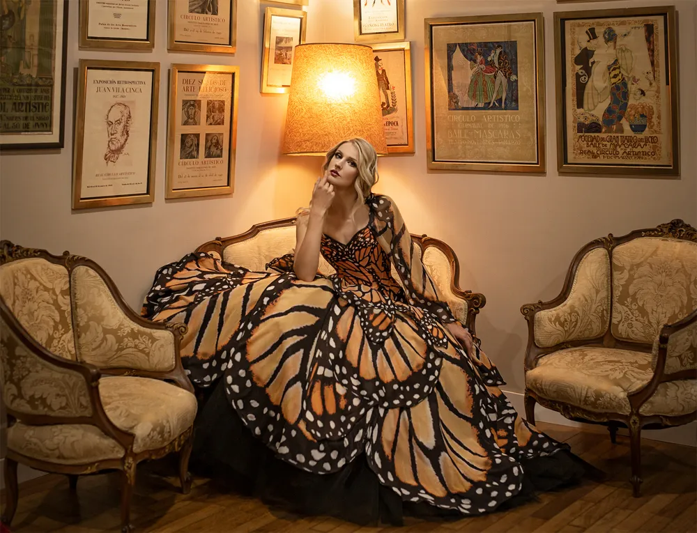 Moda, novias y mariposas de autor